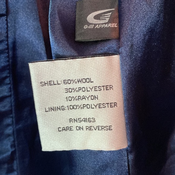 Kenneth Cole Wool Blend Asymmetrical Belted Coat size 12 - Picture 5 of 8